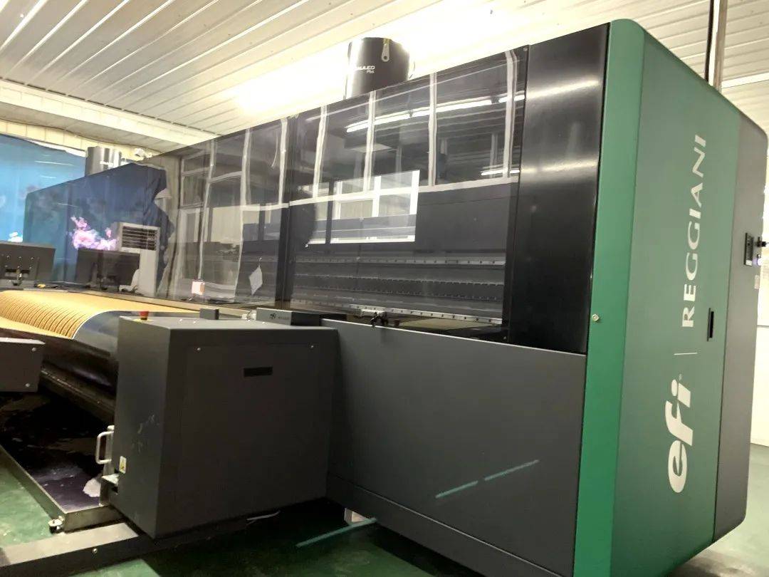 南通新建新上美佳尼12色寬幅印花機，2021年再上9臺數碼機！